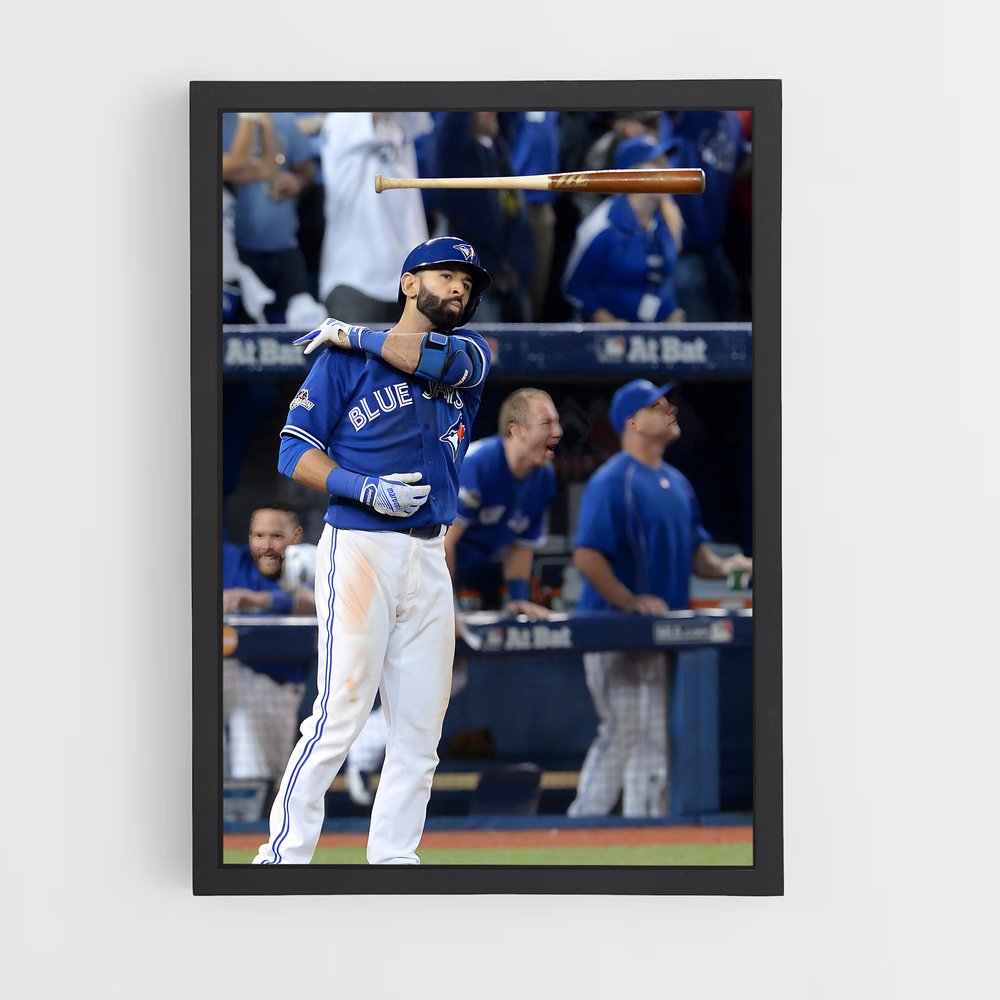 Poster Jose bautista – affiche Baseball (vue 2)